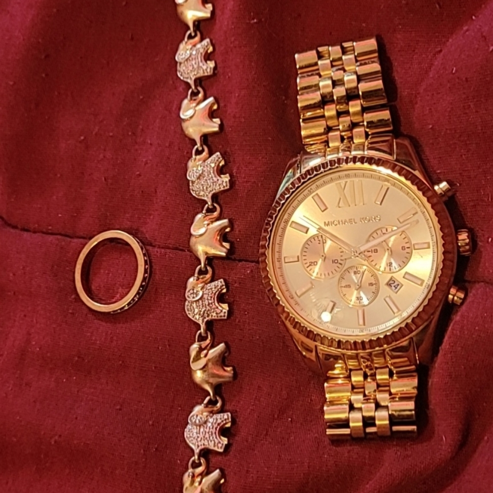 Jewerly Lot Watch and bracelete !!RING SOLD !!